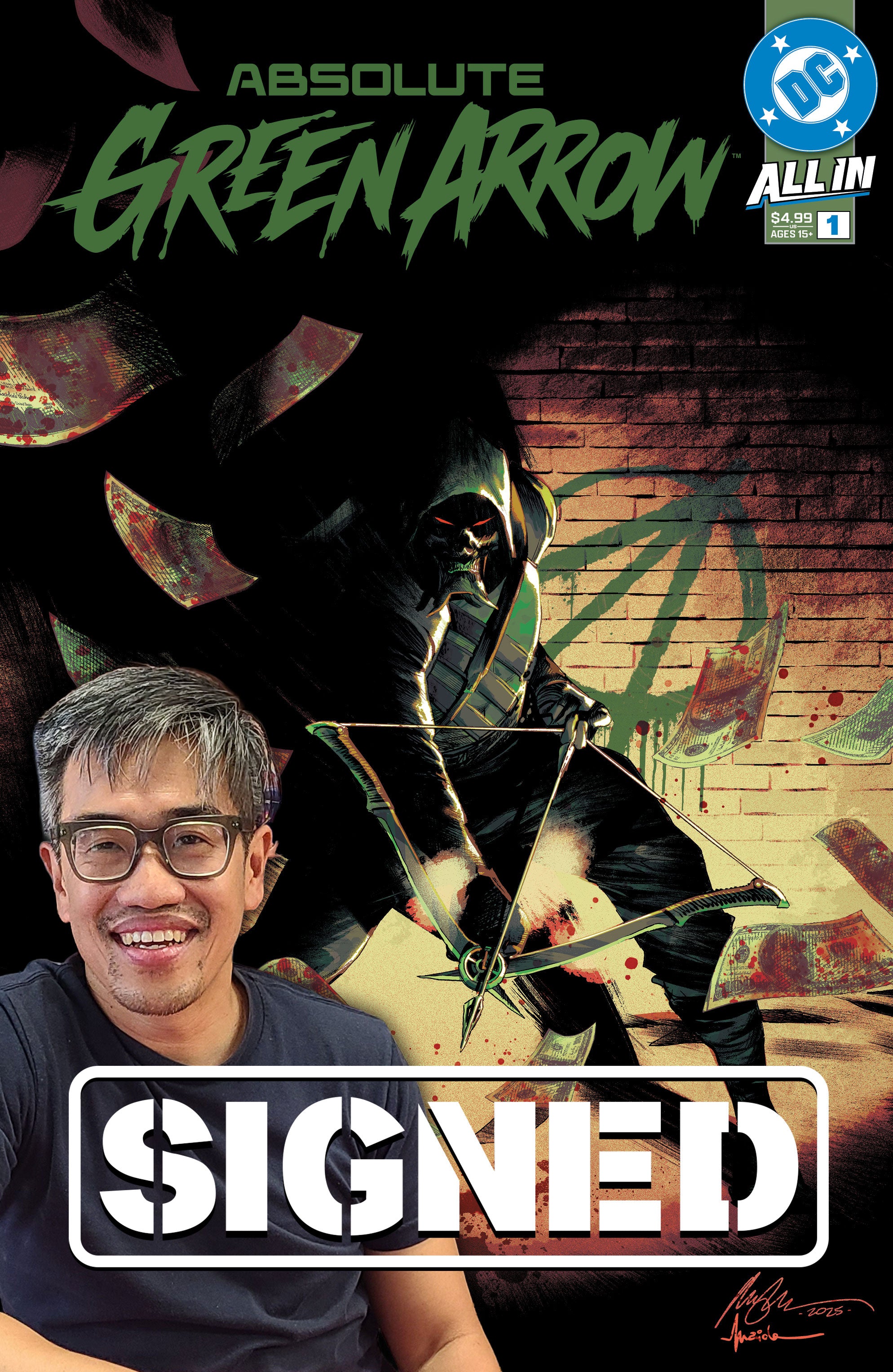 Signature Series: ABSOLUTE GREEN ARROW #1-6 Signed by Pornsak