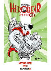 Artist Sketch Series: HEROBEAR AND THE KID HC VOL 2 Signed / Sketch by Mike Kunkel + BONUS!!!
