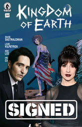 KINGDOM OF EARTH #1-4 Signed by David Dastmalchian & Leah Kilpatrick PRE-ORDER (Ships 10/15/26 or later)