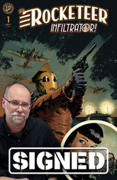 SIGNATURE SERIES: ROCKETEER INFILTRATOR! #1-4 signed by Gabriel Hardman PRE-ORDER (Ships End of Oct. 2026 or later)