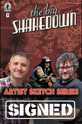 ARTIST SKETCH SERIES: THE BIG SHAKEDOWN #1-4 Signed by Jordan Blum & Scott Koblish + SKETCH by S. Koblish