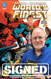 Signature Series: BATMAN SUPERMAN WORLD'S FINEST DLX HC Signed by Mark Waid