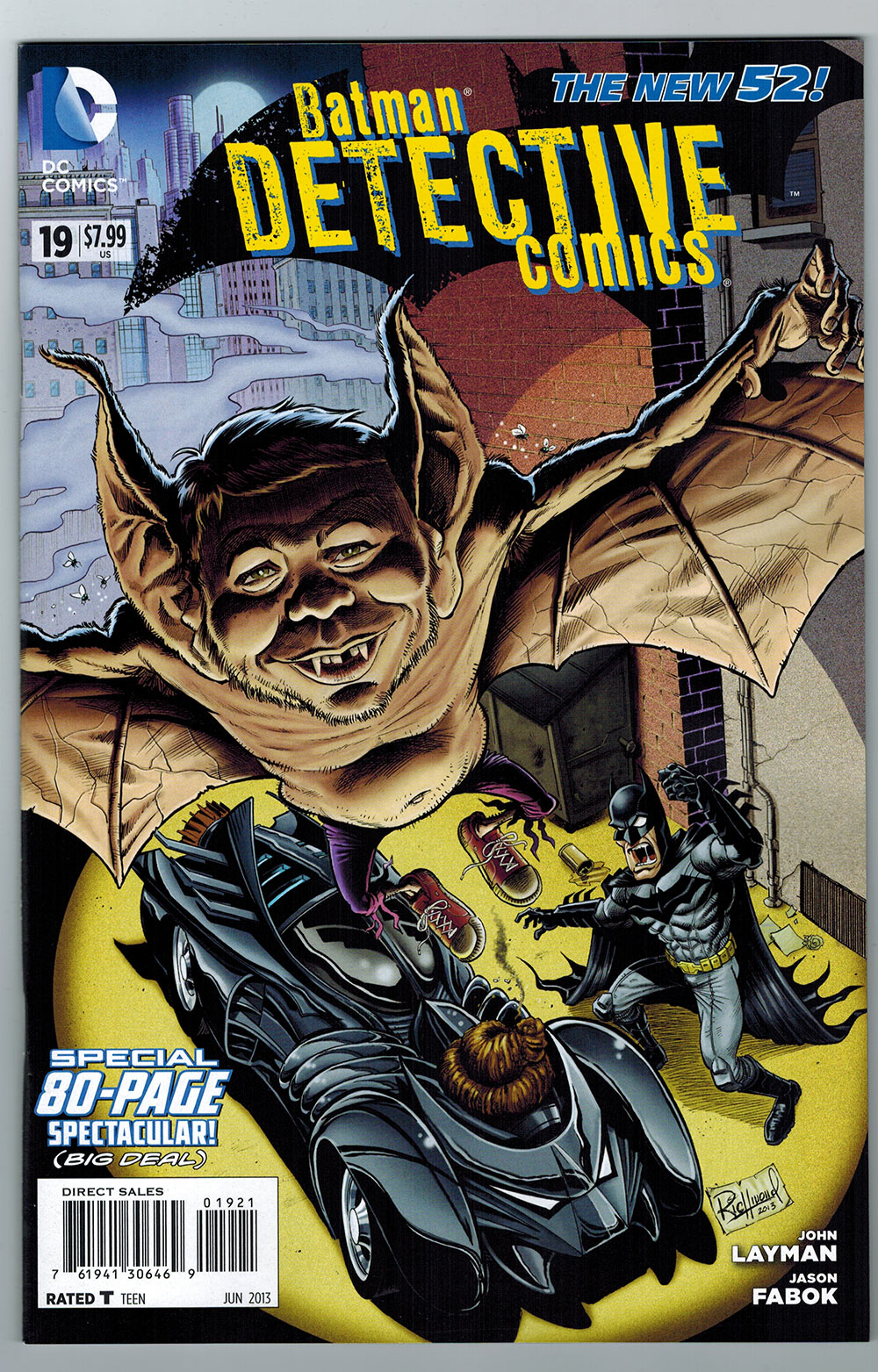 Details about DETECTIVE COMICS # 19 NEW 52 1:10 MAD MAGAZINE Alfred E ...