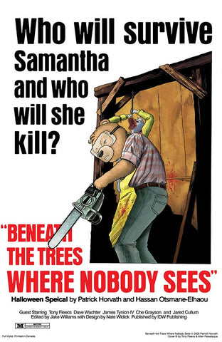 PRE-ORDER: Beneath the Trees Where Nobody Sees HALLOWEEN Special All Cover Set Signed by Patrick Horvath & Tony Fleecs (cvr b)