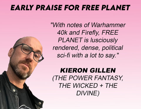 Signature Series: Free Planet #7-14 Signed by Aubrey Sitterson (2 issues NOT in TPBs)