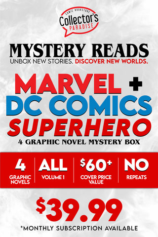 Mystery Reads: Marvel/DC Superhero – 4 Graphic Novel Mystery Box