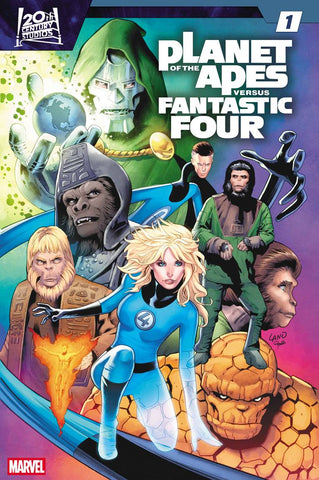 Signature Series: Planet of the Apes vs Fantastic Four #1-4 signed by Josh Trujillo