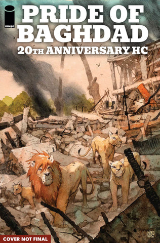 PRE-ORDER: PRIDE OF BAGHDAD 20th Anniversary HC Signed by Brian K. Vaughan!