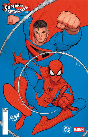 DC MARVEL SUPERMAN SPIDER-MAN #1 All-Cover SET 20% OFF (Unsigned) OR SIGNED by Mark Waid (Cover Price)