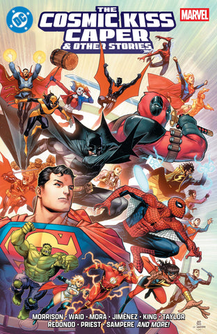 PRE-ORDER: DC/Marvel Cosmic Kiss Caper TP / HC SIgned by Mark Waid & Jim Cheung