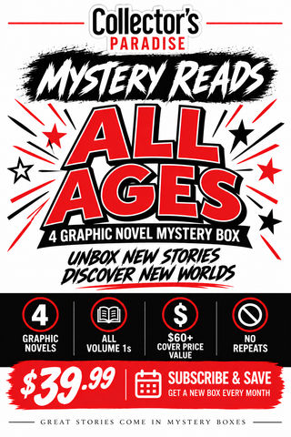 Mystery Reads: All Ages – 4 Graphic Novel Mystery Box