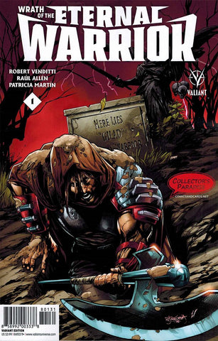 Wrath of the Eternal Warrior #1 Collector's Paradise Exclusive Variant