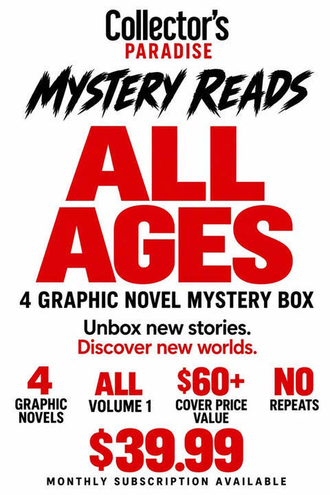 Mystery Reads: All Ages – 4 Graphic Novel Mystery Box