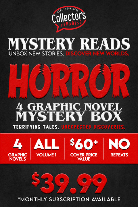 Mystery Reads: Horror – 4 Graphic Novel Mystery Box