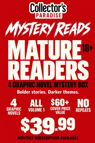 Mystery Reads: Mature Readers – 4 Graphic Novel Mystery Box
