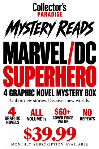Mystery Reads: Marvel/DC Superhero – 4 Graphic Novel Mystery Box