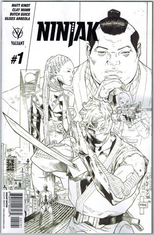 EXCLUSIVE: Ninjak #1 Shared Variant by CLAY MANN