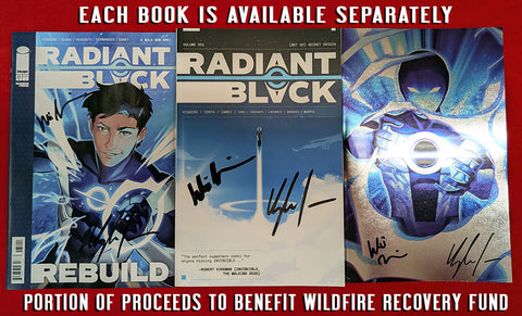 CHARITY PROJECT: Radiant Black #31 Cover A Signed by Kyle Higgins & Will Friedle w/certificate!