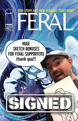 PRE-ORDER: Feral #26-30 Cover A set Signed by Tony Fleecs + WIN A SKETCH!