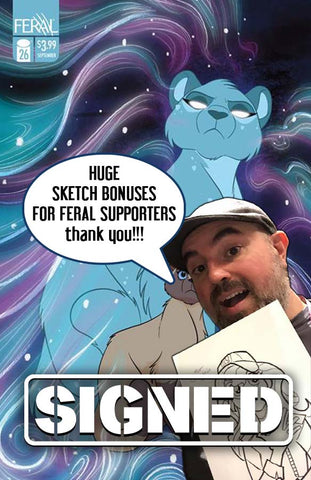 PRE-ORDER: Feral #26-30 Character Spotlight C Covers Signed by Tony Fleecs + WIN A SKETCH!