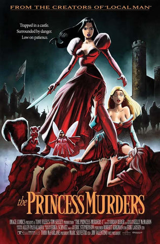PRE-ORDER: PRINCESS MURDERS #1-5 Covers A-D SETS Signed by Tony Fleecs!