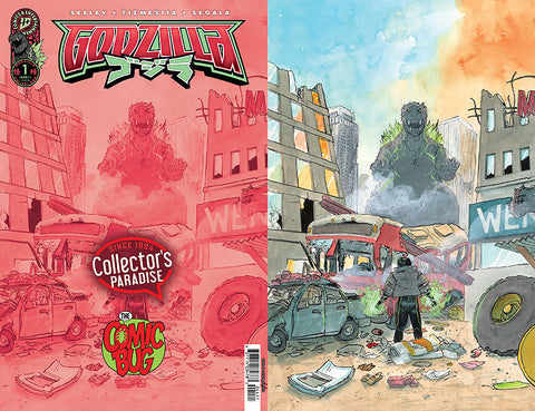 Godzilla Kai Sei Era Exclusive Connecting Variant SET OF 3 by Patrick Horvath!