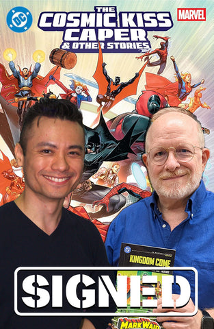 PRE-ORDER: DC/Marvel Cosmic Kiss Caper TP / HC SIgned by Mark Waid & Jim Cheung