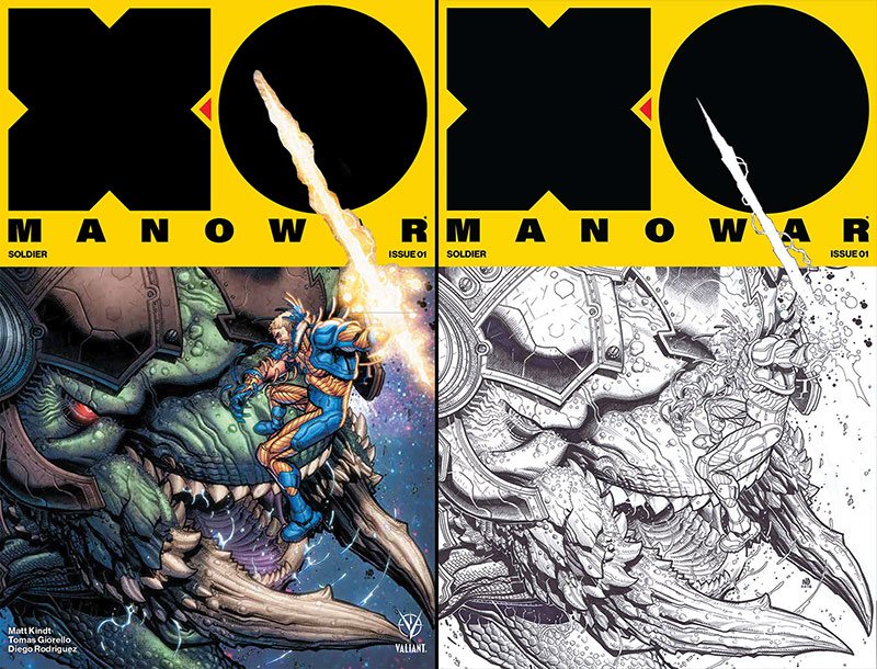 X-O #1 Color / Black&White Bundle