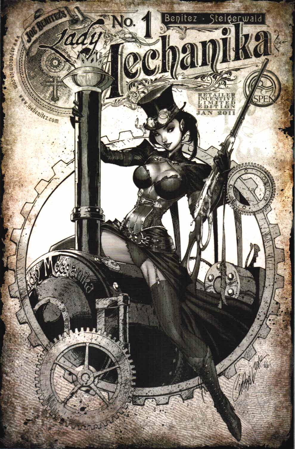 lady mechanika 1 j scott campbell sketch variant click here to see all 
