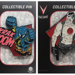 X-O Manowar & Bloodshot Pins Set