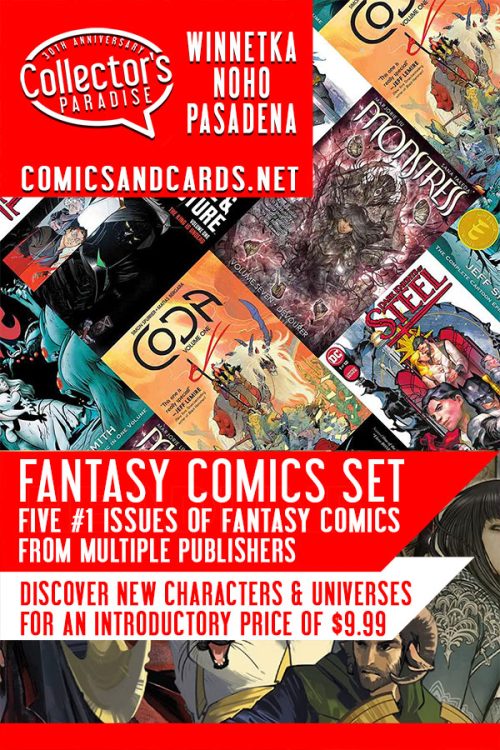Comic Pack – FANTASY- 5 First Issue Superhero Comics
