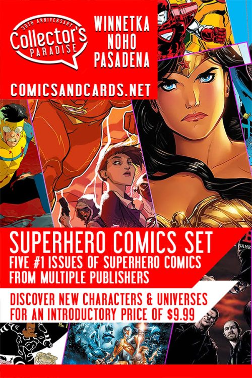 Comic Pack – SUPERHERO – 5 First Issue Superhero Comics