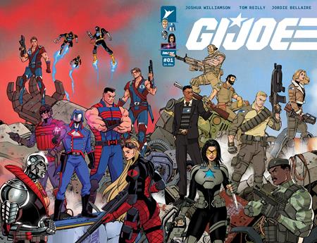 G.I. JOE #1 All Regular Cover Set – Signed by Joshua Williamson!