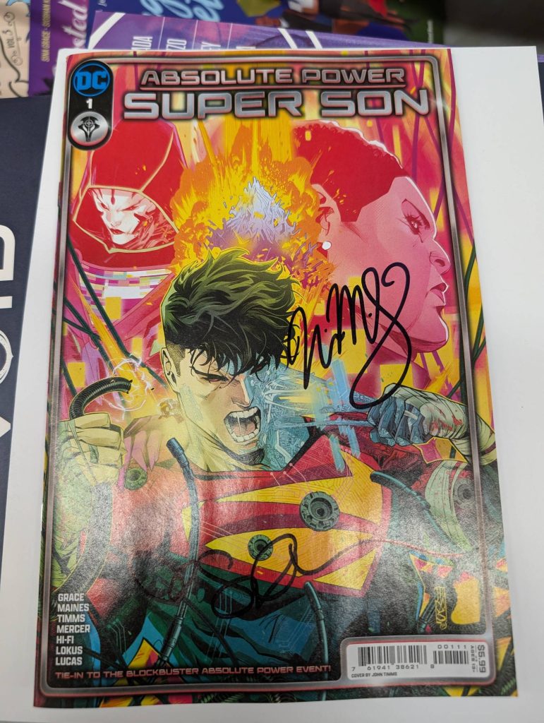 Signature Series: Absolute Power: Super Son #1 Signed by Nicole Maines & Sina Grace