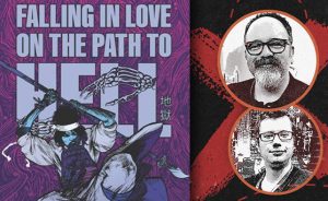 GERRY DUGGAN & GARY BROWN SIGN “FALLING IN LOVE ON THE PATH TO HELL”