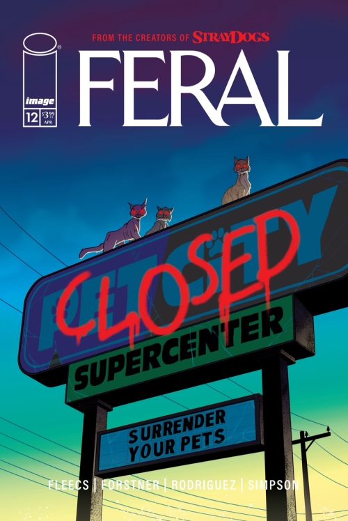 Signature Series: Feral #11-15 (COVER A) Signed by Tony Fleecs - Image 2